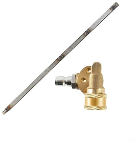 HEBEOT Herramienta de limpieza de tanque de agua y gas de alta presión para manguera de extensión de arandela de alta presión, herramienta de limpieza de tanque de agua para varias tareas de limpieza