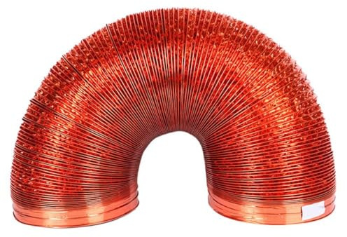 For Kitchen Exhaust Pipe 3 Meters Long Aluminum Foil High Temperature Resistant Duct for Range Hood Ventilation (153mm)