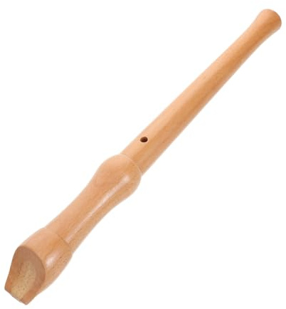 LRXIYODE Holz Blockflöte Anfänger Junge Mädchen Flöte Lerninstrument Stabiles Holzdesign Einfache Spielbarkeit Frühe Musikbildung Für Mädchen Jungen