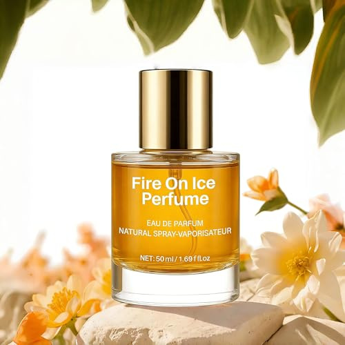 Fire On Ice Perfume für Unisex, Eau de Parfüm Sprühen, Eau de Parfum Spray Lang anhaltender Duft für Unisex, Fruchtig, Würzig, Holzig (1)