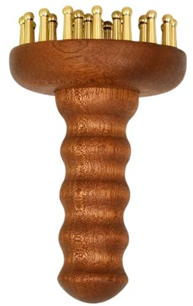 Peine de Masaje Corporal Herramienta de Raspado Gua Sha para Cuero | Masajeador Manual para Muslos para Adultos, Cabeza, Cuello, Hombros, Espalda Baja, Cintura,