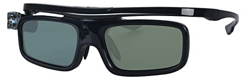 3D Occhiali, Ricaricabile Otturatore Attivi 3D Occhiali per 3D DLP-Link Proiettori Acer BenQ Optoma Viewsonic Philips LG Infocus NEC Jmgo Vivitek Cocar Toumei - 1 Pezzi
