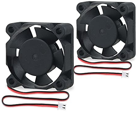 GDSTIME 2 Stück Lüfter 30mm 12V Lüfter 30x10 Fan 3010 DC mini Kühlung Fan