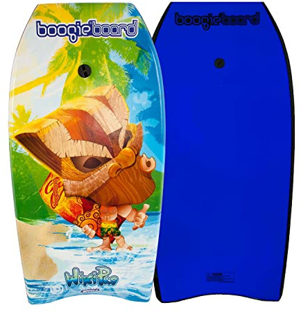 Boogieboard Wiki Pro 41.5 Body Board - Durable, Light Weight Phuszion Core with Smooth Top & Slick HDPE Bottom, Crescent Tail, Wrist Leash Included