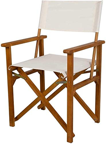Lightweight Director Chair Folding Chair Solid Beech Wood Outdoor Painting Sketching Courtyard Balcony Home Simple European Leisure Chair (Color : Director Chair) Present