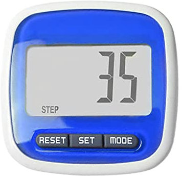 Veeteah Clip Pedometer For Walking Simple Step Counter Step Trackers Clip Walking Pedometer For Walking Outdoor Activities Fitness