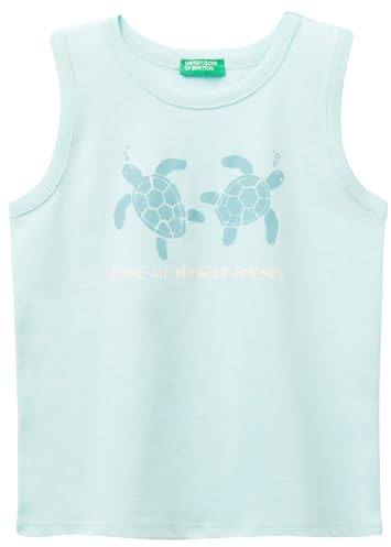 United Colors of Benetton Jungen Tanktop 3i1xgh00u Unterhemd, blau, 104 cm