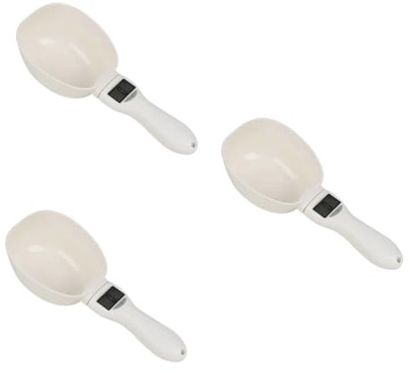 Ciieeo 3 Stücke Elektronische Waage Digital Waage Tiernahrung Mit Einem Gewicht Von Butter Mehl Sahne Tee Weiß Farbe