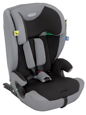 Graco Energi i-Size R129 ISOFIX/Top Tether Harness Booster 76-150cm (15 Months to Approx.. 12 yrs). Harness Mode 76-105cm (15 Months to 4 yrs), Highback Booster Mode 100-150cm (3.5 to 12 yrs), Meteor