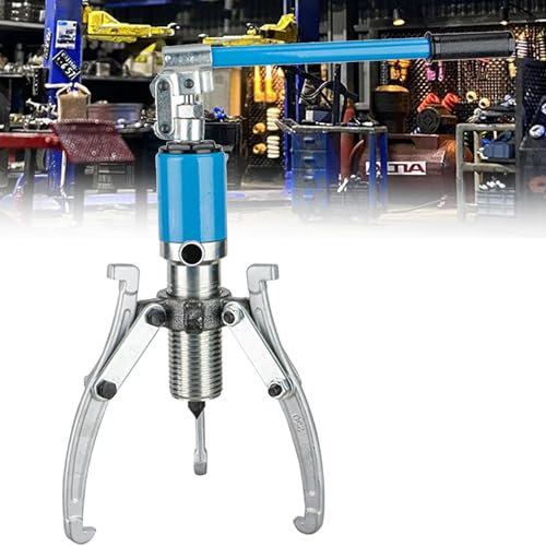 URJWAN Hydraulischer Abziehersatz, Werkzeug Zum Entfernen Der Radlagernabe, 3-In-1-PumpenöLrohr-Ziehmaschine FüR Radlager, Hydraulikpumpe, Kompakt Und Leicht,Blue-15T