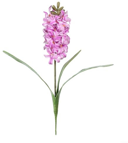 Artistic Künstliche Hyazinthe Violette Blume für Haus und Garten Dekorationen (Fuchsia)
