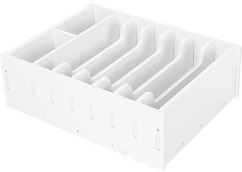 SHOWERORO Multi-fach Geldorganizer Mit Fächern Mehrzweck-kassenlade Für Münzen Scheine Quittungen Und Karten Praktischer Tisch-geldaufbewahrungsbox Für Büro Geschäft Und Zuhause