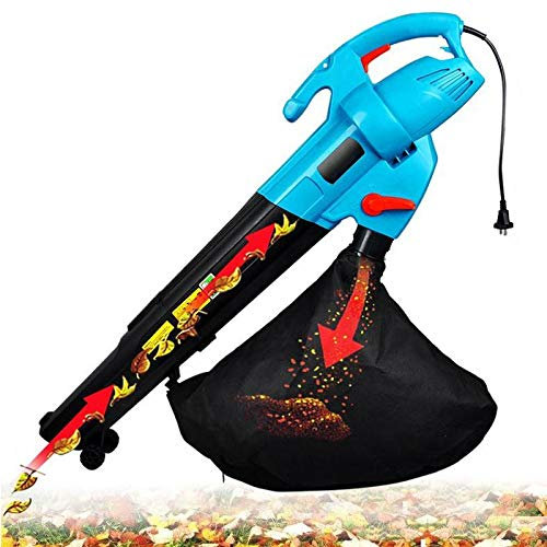OZBME Leaf Blower Garden Vacuum And Shredder With 45L Collection Bag, Suitable For Garden/Garage/Snow Sweeping/Terrace
