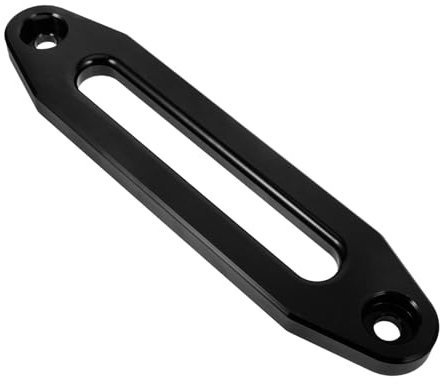 Holibanna Zinc Alloy Winch Fairlead for Offroad Vehicles Hawse Rope Guide High Strength and Abrasion Resistant Easy Installation Prevents Cable Damage