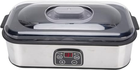 Luqeeg Máquina para Hacer Yogur, 2 L de Gran Capacidad Control Automático de Temperatura Temporizador de 0 a 48 Horas Máquina Digital para Hacer Yogur Espeso para Uso Doméstico y (B)