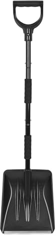Generic Ausziehbare Auto-Schneeschaufel, Praktische Drehbare, Effiziente Auto-Schneeschaufel für den Außenbereich (Black)