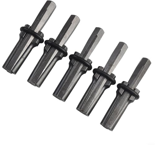 EffiFish Separador de piedra, cuña de 18 mm para hormigón, roca, granito, mármol, basalto, arenisca, herramienta manual de acero de aleación de cromo vanadio de 5 piezas
