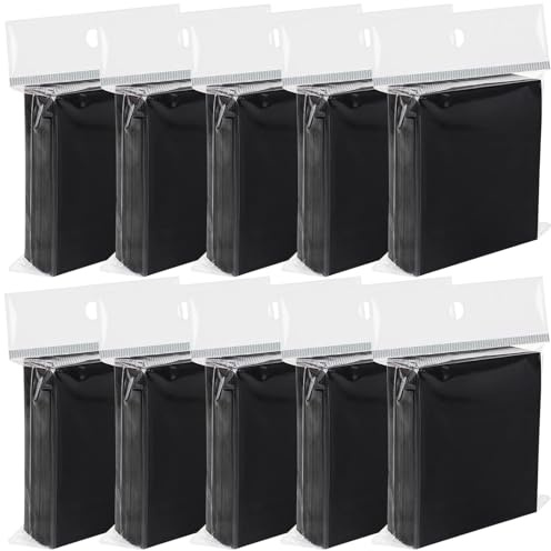 500 Stück Kartenhülle, 66 x 91mm Sammelkarten Hüllen, Wasserdicht Transparente Card Sleeves, Hüllen für Karten, Karten Sleeves für Trading Cards, Münzen, MTG, Sammelkarten, Sportkarten (Schwarz)