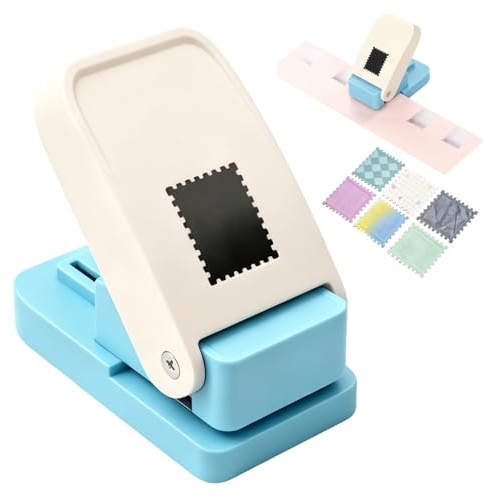 Troqueladora Sello Tipo Sello Rectangular 2,5 x 2,5 cm para Scrapbooking