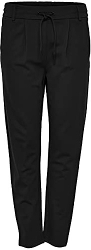 ONLY Mujer Pantalón Elegante de Tela Poptrash Paperback Pantalones de Estiramiento Pantalones de Negocios ONLPOPTRASH Nuevo, Color:Negro, Talla:XXL / 32L, Largo de la Pierna:L32