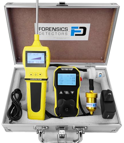 Analizador de Gases de Combustión Básico | Certificado de Calibración EU | Sensores de CO y O2 | Trampa de Agua, Filtros de Partículas y NOx | Recarga USB