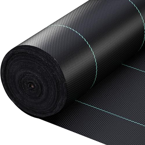 Driveway Fabric, 6x300 ft Commercial Weed Barrier, Heavy Duty 3.5oz French Drain Fabric for Erosion Control, Landscape Projects