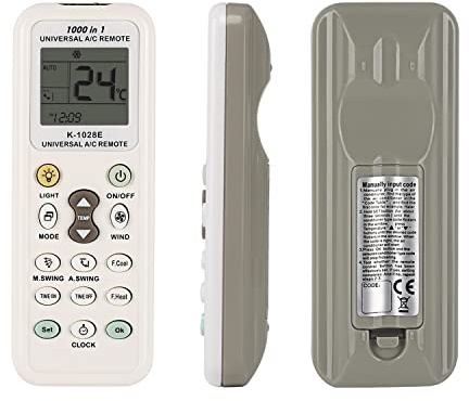 Universal Klimaanlage Fernbedienung für LG Gree Midea Toshiba Haier Daikin Hitachi Sharp Panasonic Samsung Sanyo Hisense Fujitsu Whirlpool und mehr als 1000 Marken A/C Controller