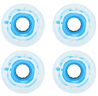 Alomejor Skateboard Wheel 78A 60x45mm Ersatz PU Hochelastische 60mm Skateboard Rollen und Lager Set(Himmelblau)