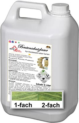 Biene+ Beutenschutz Lasur Naturgrün 5l im Kanister