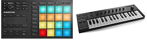 Native Instruments Mikro MK3, schwarz & Komplete Kontrol M32 Tastatur-Controller Schwarz