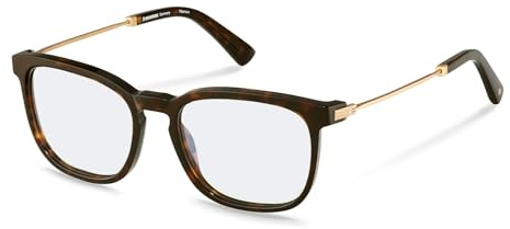 Rodenstock Brille mit Sehstärke für Herren optional mit Sonnenbrillentönung oder Blaulichtfilter, Panto, gefertigt aus Acetat (inklusive Brillenetui)