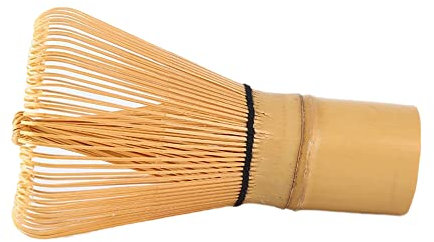 Batidor de té de bambú natural en polvo para batir el polvo de matcha