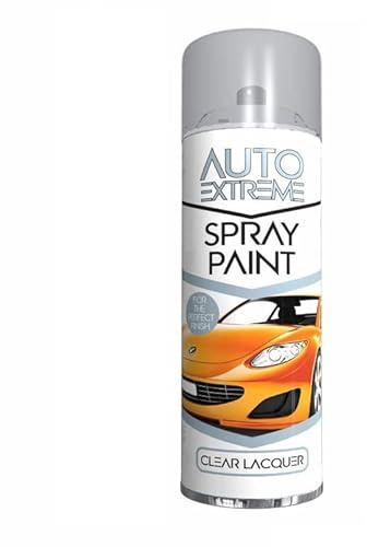 SuperGift.com 3x 250ml All Purpose Aerosol Clear Lacquer Spray Paint Quick Drying Spray, Fast Dry and Excellent Coverage for Car, Van, Wheel, Metal, Plastic and More by Diva Gift