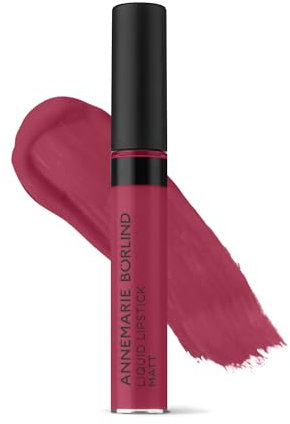 ANNEMARIE BÖRLIND LIPPEN EFFECTIVE NATURAL BEAUTY Liquid Lipstick Matt Rosewood (9,5 ml) - Cremig-Matte Textur für Intensive Farben und Starke Deckkraft, Pflegende Wirkung, Vegan