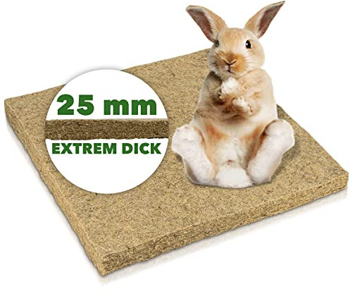 Nagerteppich Outdoor waschbar aus Hanf 40x40cm, extrem stark, 25mm dick, 1 Stück Hanfmatte Nagermatte