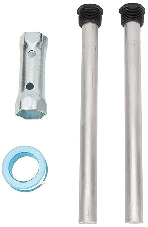 Asta per anodo di magnesio, squisita fattura artigianale, asta per scaldabagno, lunghezza 235 mm, filettatura NPT 3/4, 2 pezzi per camper