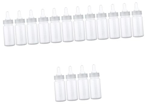 Abaodam 16 Stk Nuckelflasche Muttermilch Babymilchflasche Milchflaschen Plastik Babyflasche plastikflasche neugeborene milchflasche -Milchwaage Flasche Einweg pp Flasche