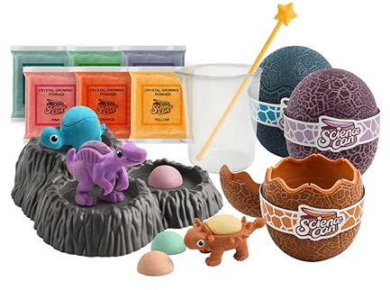 ScienceCan Kristall Zucht Set Dinosaurier Thekendisplay - 1 Display mit 12 Produkten - 1600722022ig0101