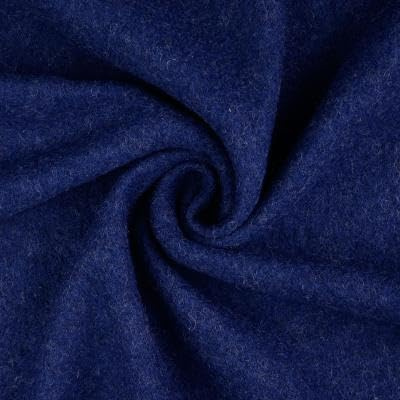 Stoff Wollwalk 100% Wolle Schurwolle Walkloden, Blau, Ab 50cm | Kinder, Nähen, Stoffe