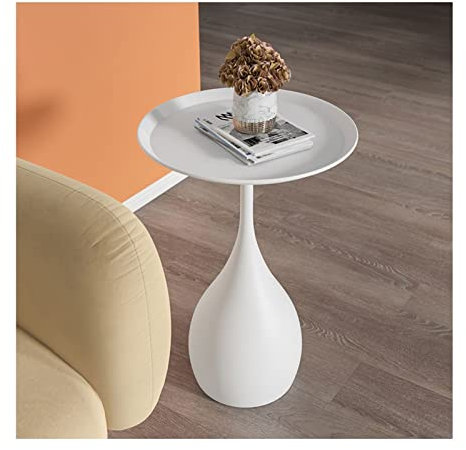 FGDIUCVN Coffee Table Round Side Table Modern Living Room Sofa Side Small End Table Bedroom Bedside Table Office Metal Mini Coffee Table Sofa Side End Table (Color : C) Full moon
