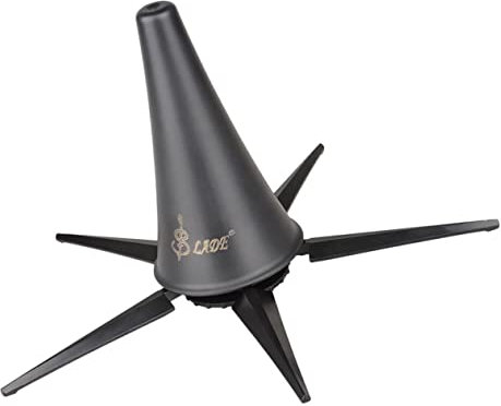 BESTonZON Klarinettenständer Tragbarer 5-poliger Ständer Aus Metall Und Abs-material Für Anfängerklarinettenzubehör Und Blasinstrumentenhalter