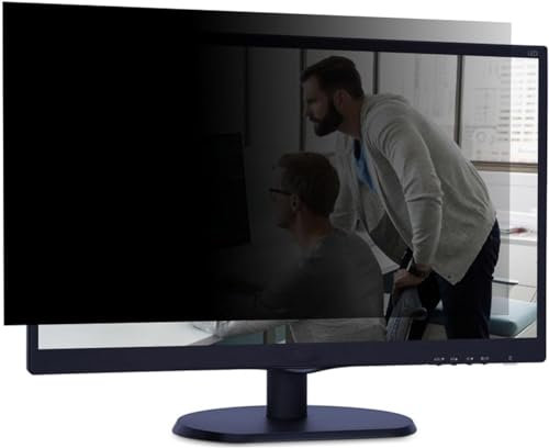 FLNOZAMZ Monitor panorámico 16:9 de 11-28 Pulgadas, Panel de Pantalla de privacidad Protector de Pantalla, antirradiación, antiarañazos, Protege la privacidad Personal y empresarial (19.5inch16/9)