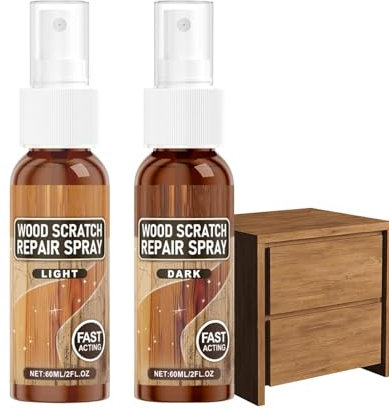 High-Performance Wood Scratch Repair Kit - Floor Filler and Putty with Beeswax for Laminate, Hardwood, Cracks and Holes