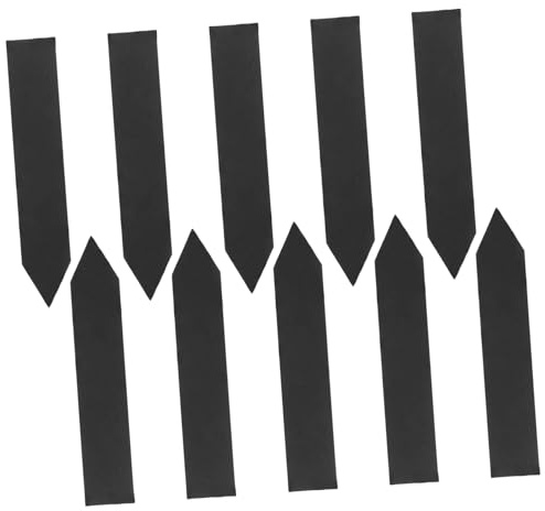 UPKOCH 10 Pièces Étiquettes de Jardin pour Plantes Plaques Identificatrices Ardoise Marqueurs pour Fleurs et Plantes Pots pour et Aménagement Paysager