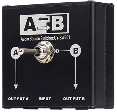 Interruptor de sonido de 3,5 mm, múltiples entradas a 1 selector de salida para múltiples dispositivos, señales, estabilidad, divisor de sonido de auriculares