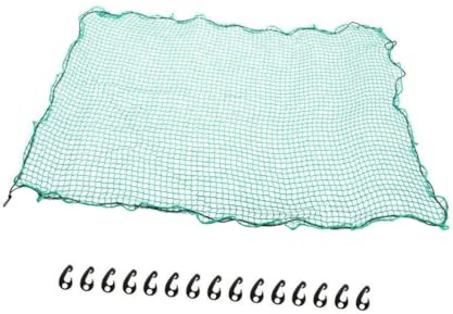 Beatifufu Robustes Ladungssicherungsnetz 2,5x3,5m Aus Nylon Mit Bungee Haken Für LKW Pritsche Und Anhänger Uv Beständig Abriebfest Nutzfahrzeug Ladeflächennetz Für Sicheren Transport
