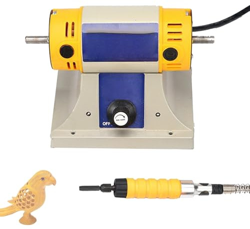 Herramienta eléctrica para tallar madera, máquina de 550 W con eje de afilado, equipo portátil para trabajar la madera, herramientas para carpintería, ideal para proyectos en talleres