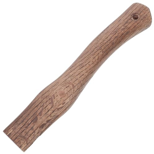 FUTUREORYY Axtstiel Ersatz aus Karbonisierter Eiche 27cm Braun für Holzbearbeitungsäxte und Gartengeräte Griff für Camping und Gartenarbeit