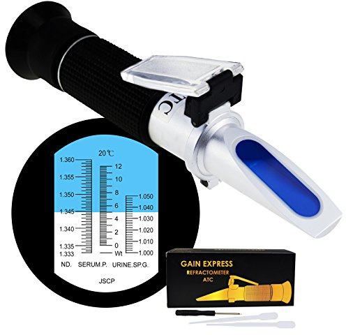 Clinical Refractometer with ATC, Tri Scale Serum Protein/Urine Specific Gravity/Refractive Index