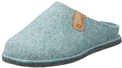 Rohde Damen Hausschuhe Pantoffeln Softfilz Lucca 6820, Größe:36 EU, Farbe:Blau